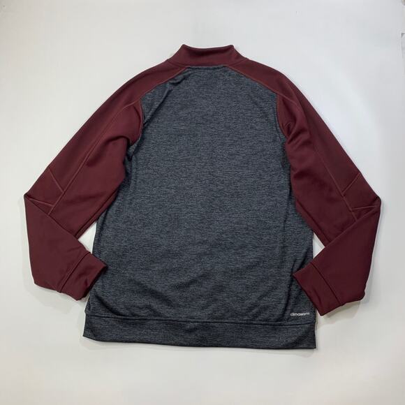 ASU Sun Devils Jacket Men L Large Arizona State Varsity Track Snap Button Adidas - Picture 9 of 11